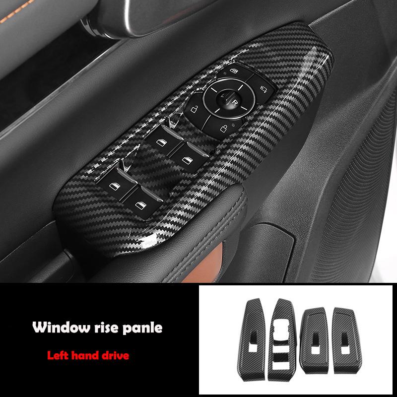 LHD RHD For Ford Ranger Wildtrak T9 2024 cenet conlose gear shift panle steering wheel ACvent readlamp armrest cover