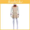 Megan Cosplay Kostümkleid mit Polyester-Mischung für Halloween, Bühnenauftritte und Rollenspiele