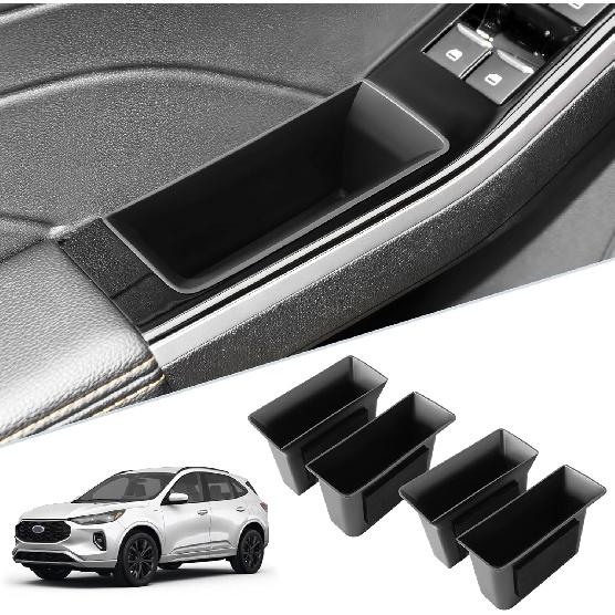SKTU (4PCS for 2020-2025 Ford Escape Door Grab Handle Pocket 2020-2025 Escape Car Side Door Grab Handle Pocket Ford Escape 2023 2024 2025 Accessories