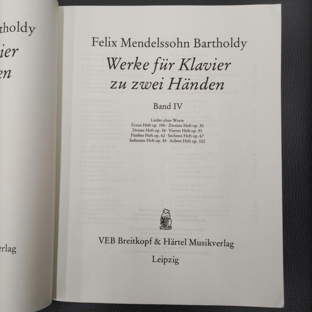 [USED] Mendelssohn Piano Works 4