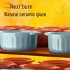 KSISE 2-Piece Non-stick Wok & Ceramic Casserole Set