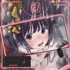 New Anime The Fragrant Flower Blooms with Dignity Mouse Pad Cute Kawaii Girl Kaoruko Waguri Desk Mat Print Keyboard Mat