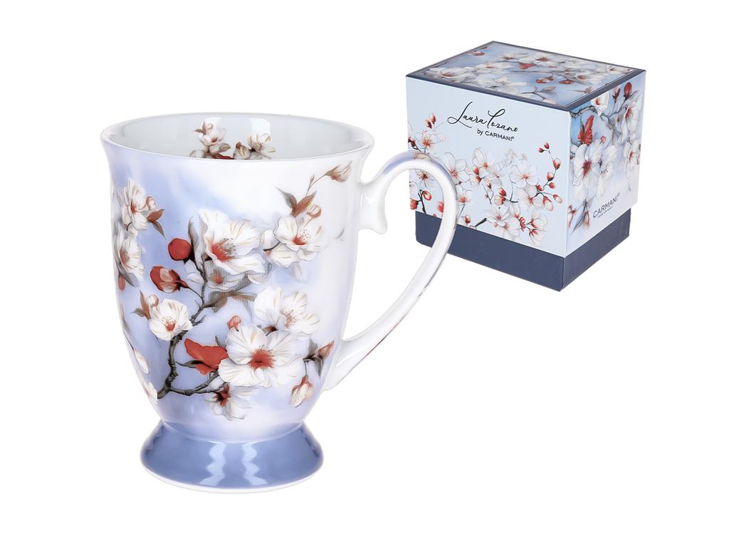 Kubek Royal L. Lozano Kwiasty Ceramiczny Zdobiony Carmani 300Ml Prezent