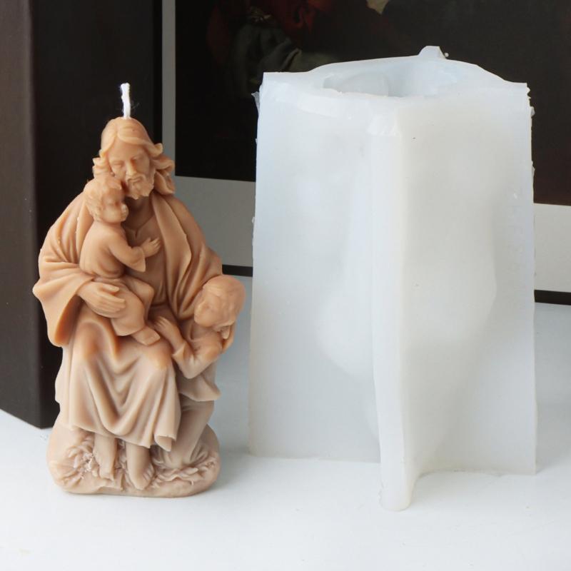 Delicate Candle Mould Silicone Mould Candle Making Reusable Candle Cute Epoxy Mould Castings Molds Silicone Mould