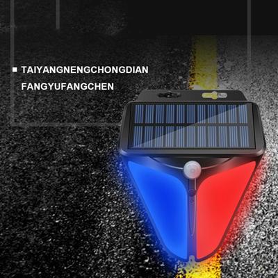 5-1PC Solar Anti Theft Lamp for Home Alarm Lamp Security System Warning Indicator 3 Gears LED Strobe Motion Sensor Safety Light