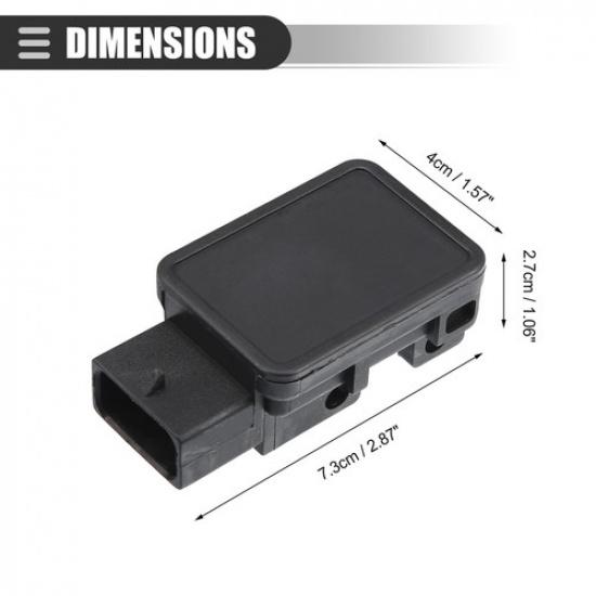 MAP Manifold Air Pressure Sensor for Dodge B150 1992-1994 No.56026770 Black