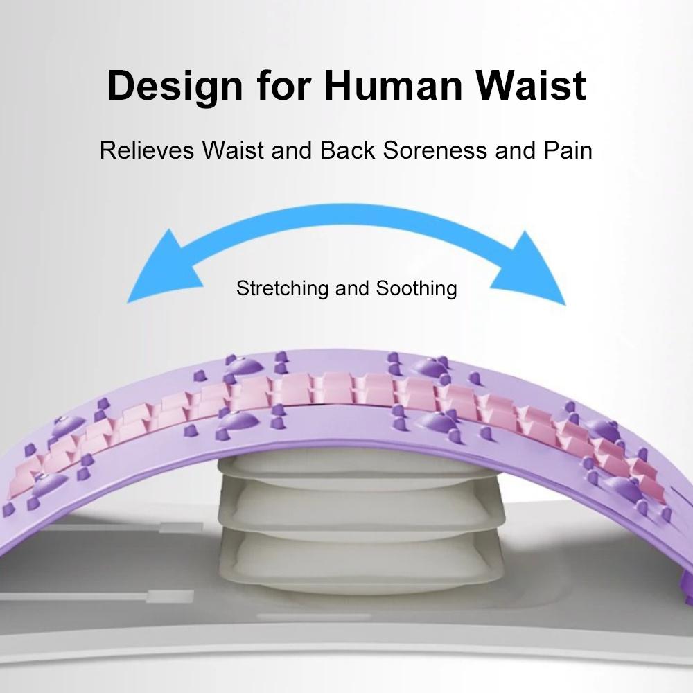 Airbag Back Stretcher Device Spine Correction Support Adjustable Lumbar Cervical Muscle Relax Waist Neck Back Massager Traction