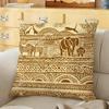 Tribal Indian Ethnic Pattern Cushion Cover Soft Durable Reversible Pillow Cover Home  Car MultiScene Daily Comfort Pillowcase