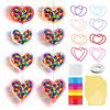 Suncatchers Crafts Safe Paper Cutting Craft Set For Children Window Painting Activity Family Bonding Project