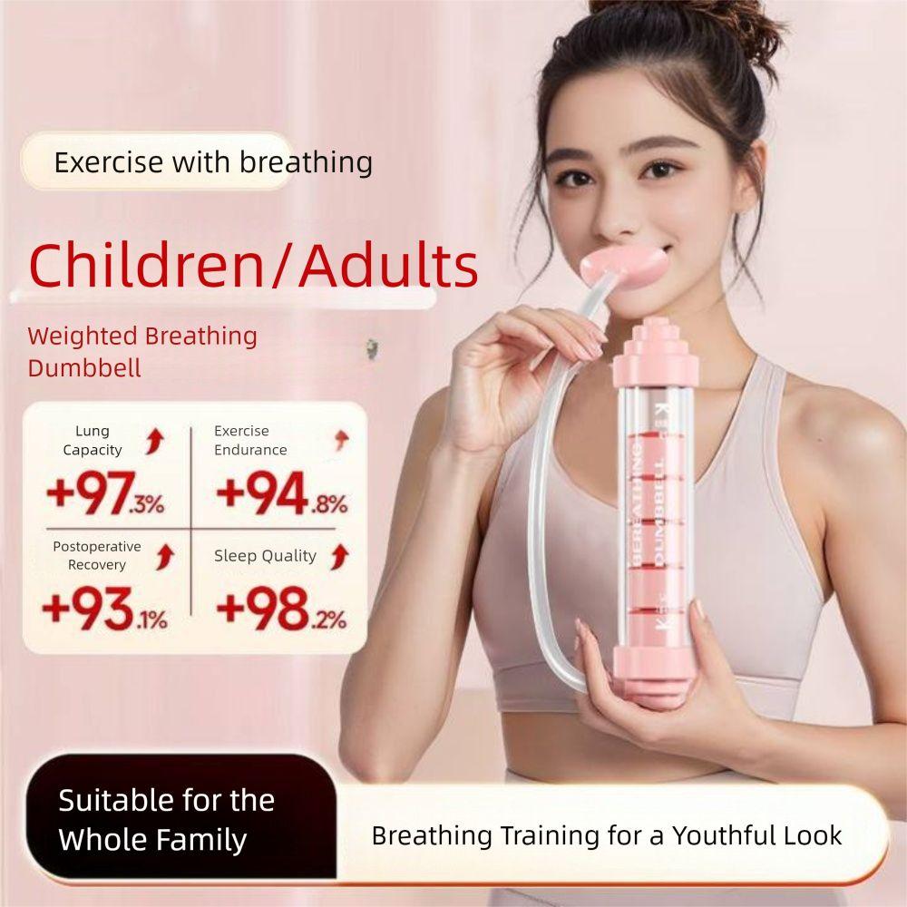 Lung Respirator Breathing Exercise Device Muscle Trainer Deep Breathing Trainer  Fitness