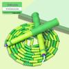 Adjustable Bamboo Jump Rope for All Ages - Speed, Beginners, Comfortable Grip, Soft Beads