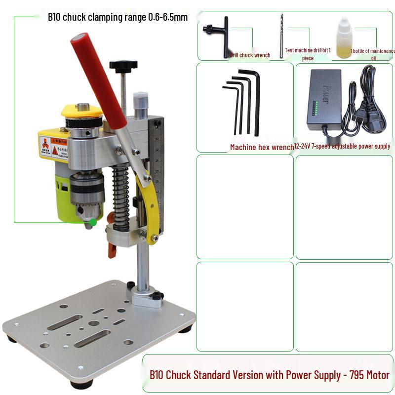 Micro Mini Bench Drill: DIY Precision Electric Tool for Watch, Phone Repair, and Household Projects