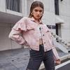 European and American Women's Casual Raw Edge Short Denim Jacket - Versatile INS Style.