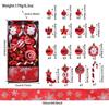 Christmas Tree Ornaments Set: Candy & Ball Decorations
