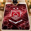 Flannel BlanketNottingham Forest Football Warm Soft Throw Blanket for Indoor Sofa Bed Living Room Use