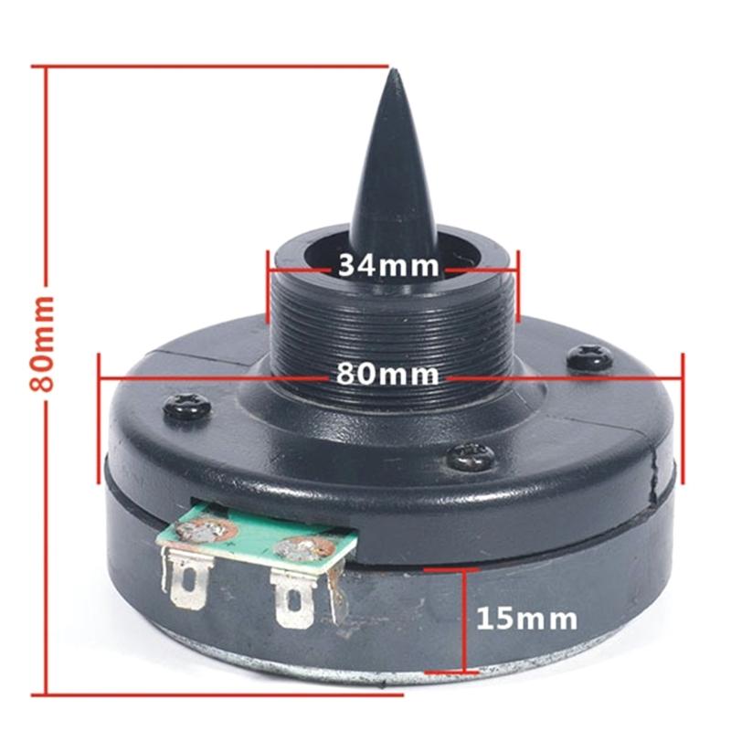 

Tweeter Horn Drive Head Magnetic High Sensitivity Speakers Horn Tweeter Professional Stage Treble Speakers Assembly