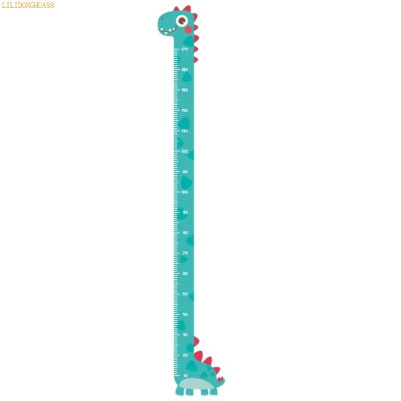 K1AE PVC Wall Growth Chart Adhesive Decor Decorative Decal Baby Height Measure Ruler