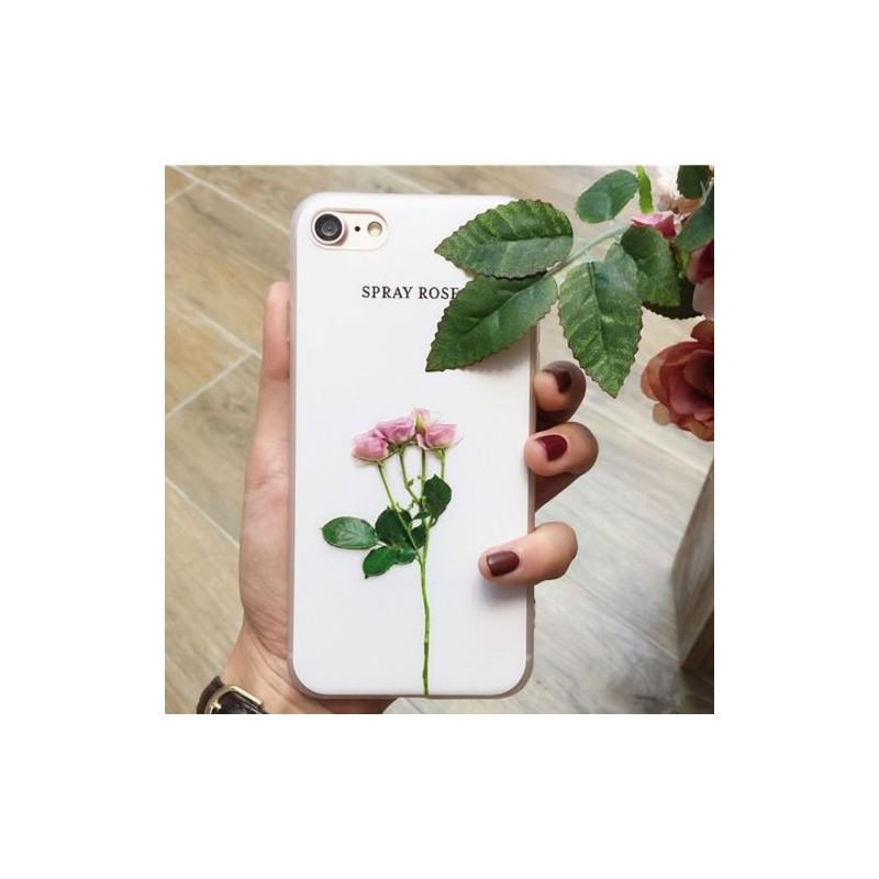 Tulip Patterned Rose Mobile Phone Case For Iphone 6 6s 7 7s Fashion Durable