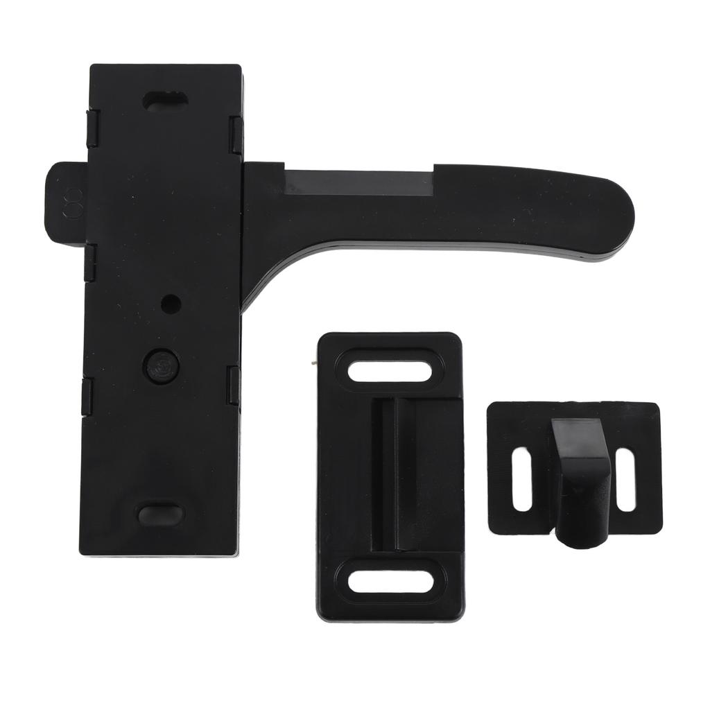 RV Screen Door Latch with Screws Right Hand Door Handle Latch Replacement Kit for Camping Vehicle Motorhome Travel