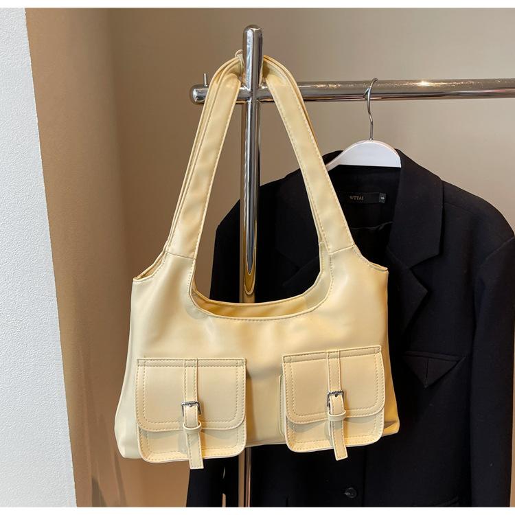 

Корейская сумка подмышку женская 2025 весна новая трендовая модная универсальная нишевая сумка-тоут большой вместимости сумка на плечо