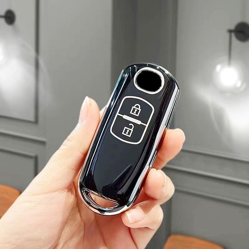 Fashion TPU Keyless Protector For Mazda 2 3 5 6 Axela Atenza MX5 CX-3 CX-4 CX-7 CX8 CX-5 CX-9 Demio Car Cover Fob Case Holder
