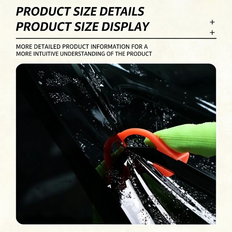 Window Film Cutting Pad with Magnetic Positioning Design Corner Finishing and Buffer Support for Car Edge Trimming,