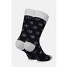 Lancerto Long Holiday Socks with Snowflakes