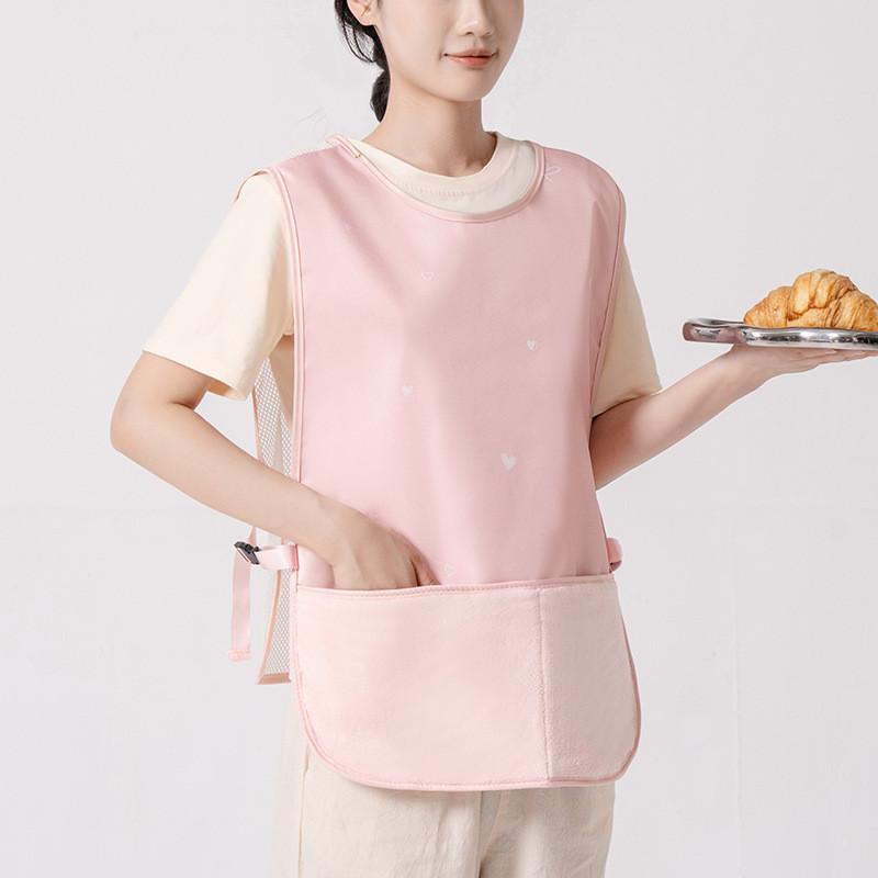 Cartoon Sleeveless Apron Waterproof Oilresistant Kitchen Workwear For Adults And Teens
