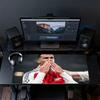 Gabriel Magalhaes Mouse Pad, Large Gaming Desk Mat, Non-slip XXL Mousepad for Laptop & Tablet, Mini PC Playmat with Stitched Edges
