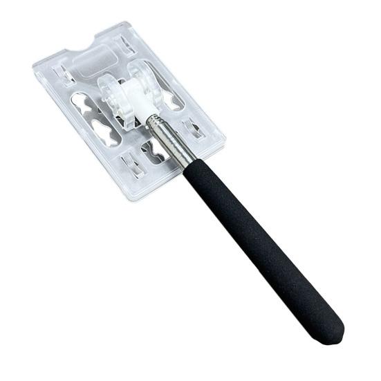 Retractable Card Reacher Stick Parking Lever Swiping Card Stick for Car Stainless Steel Parking Payment Pole Swiping Tool