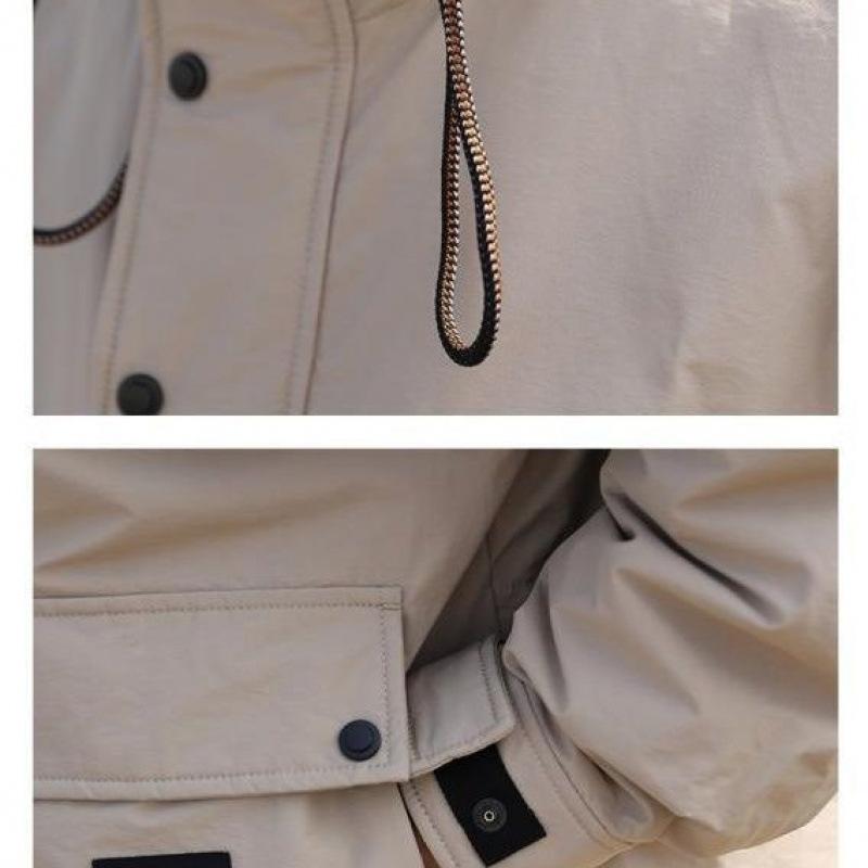 Winter Trendy Casual Jacket Men's Hooded Loose Outdoor Jacket Versatile Jacket