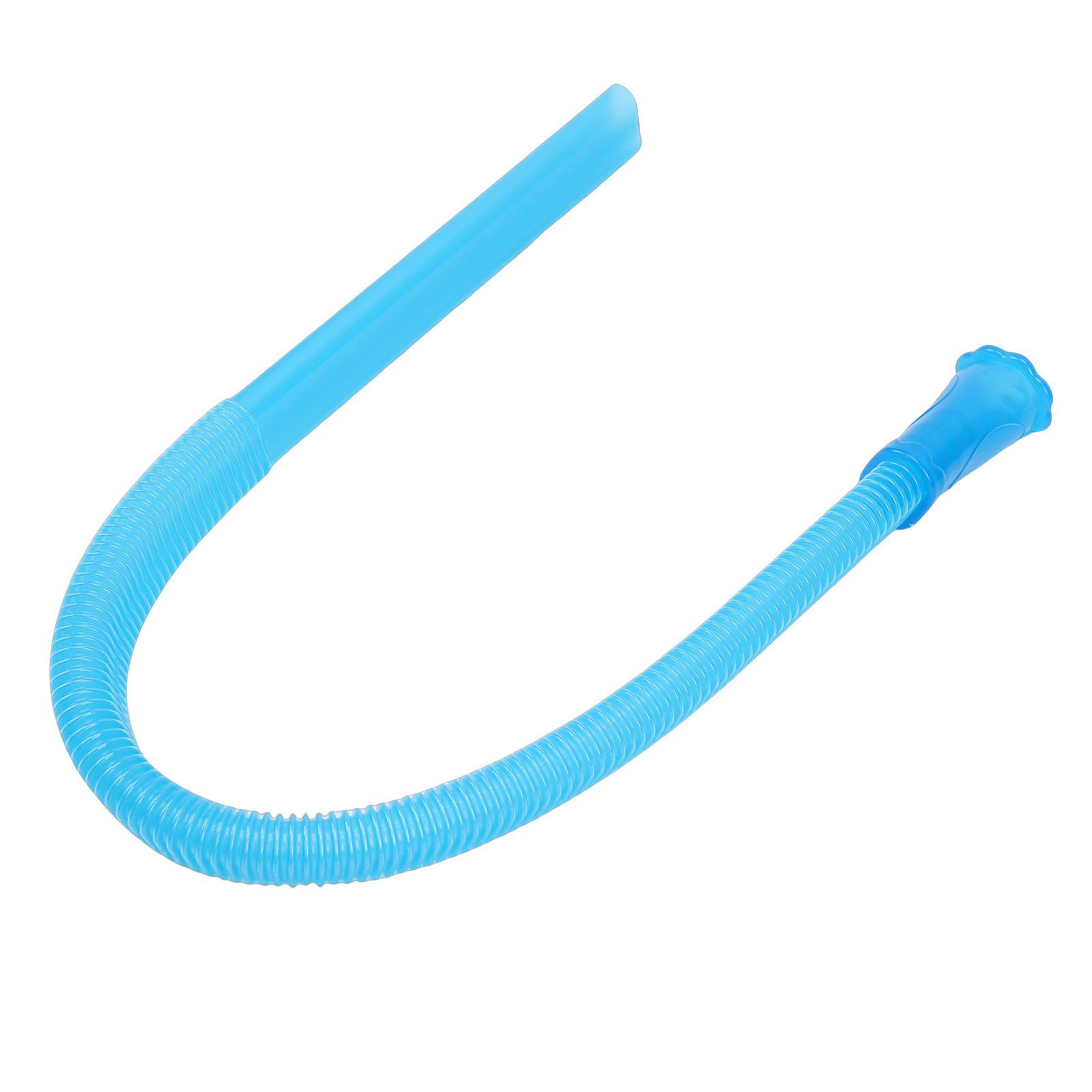 Dryer Vent Cleaning Hose Compatible with Most Vacuum Cleaner Flexible Dryer Lint Cleaner Hose Blue Silicone+PVC
