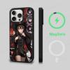 Genshin Impact Hu Tao Phone Case Magnetic Case For iPhone 18 16 14 13 12 11 15 Pro Max Plus For Magsafe Wireless Charge Cover