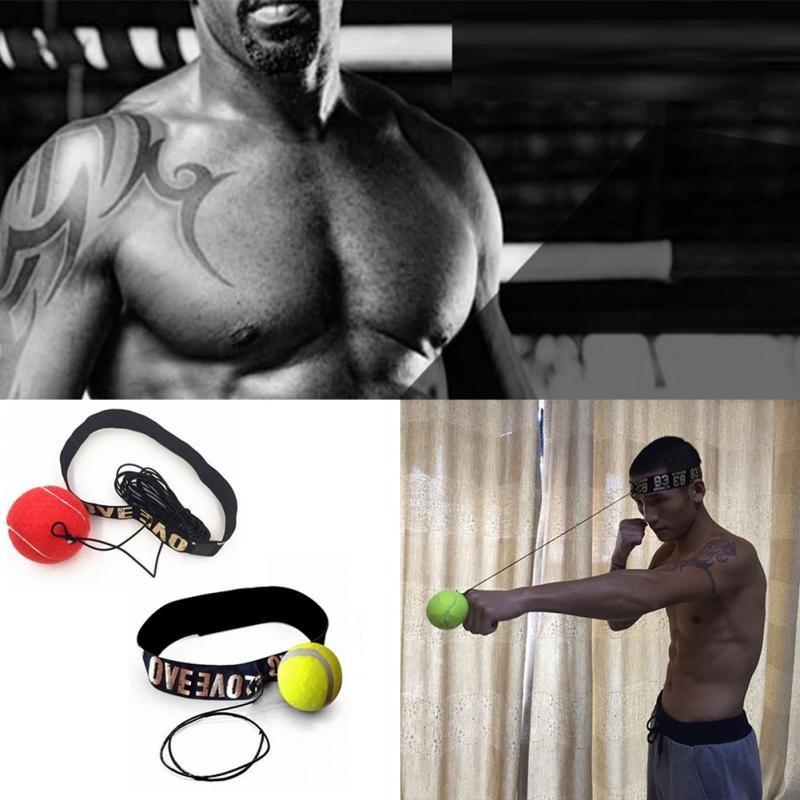 Boxerská čelenka s míčkem pro trénink rychlosti muay thai box