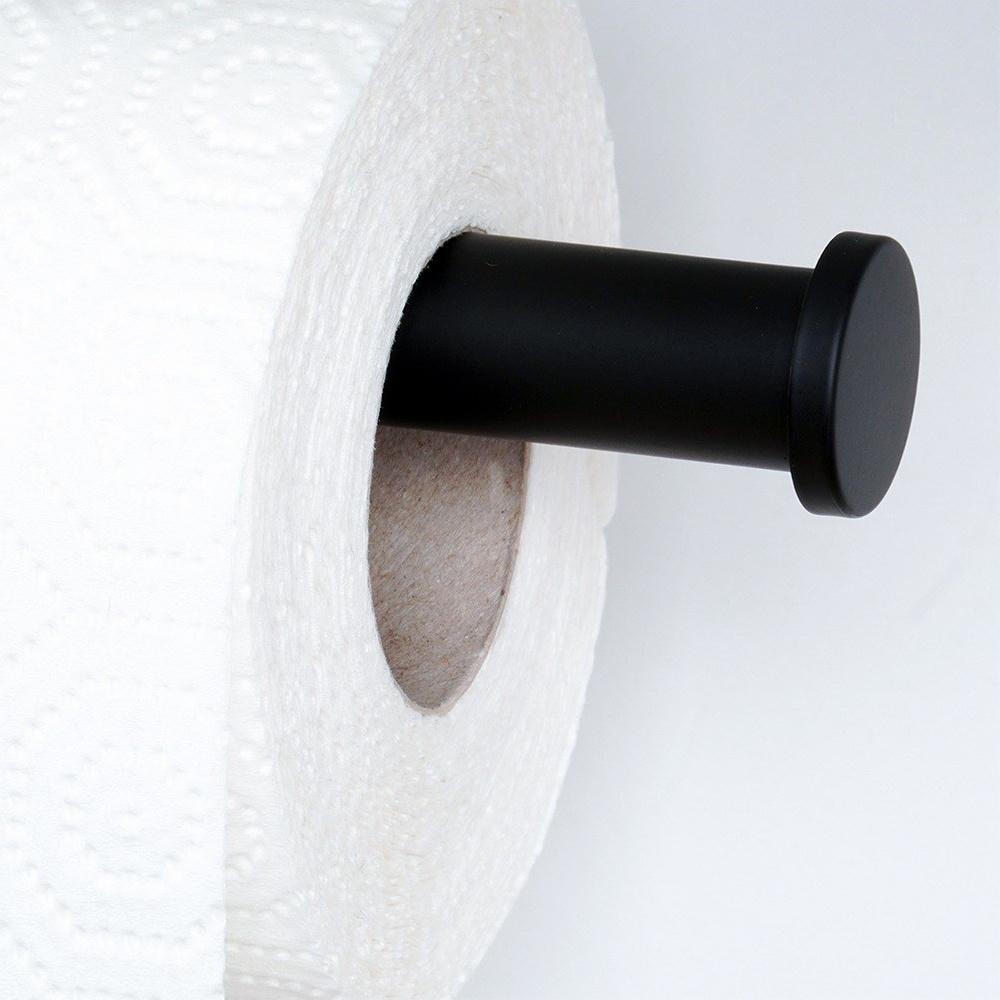 Wall-Mounted Self-Adhesive Paper Towel Holder, Screw-On Kitchen Hanger