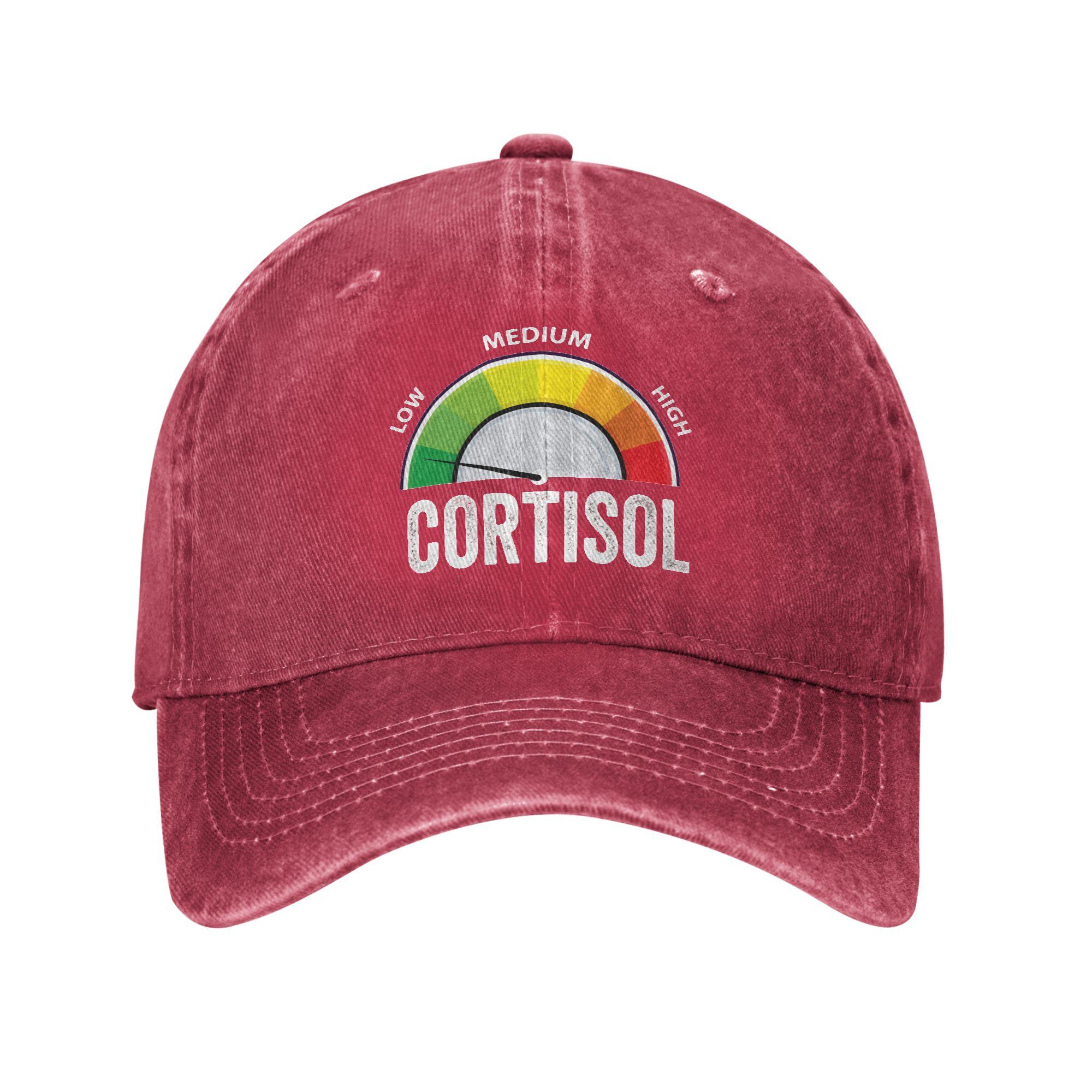 

Baseball Cap Low Cortisol Levels Hot Meme Spring y2k Cool Trucker Hat Women Unisex Print Hunting Camping Wholesale Baseball Caps One Size
