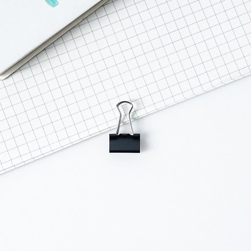 Black Long Tail Paper Clip - Small Phoenix Iron Clip for Office and Test Papers