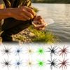 2 PEÇAS 8,7G TPE Isca de Pesca Ouriço do Mar Simulada Iscas Silicone Macio Para Dourada Lucio Robalo Tilápia Equipamentos Mandarin Iscas de Inverno