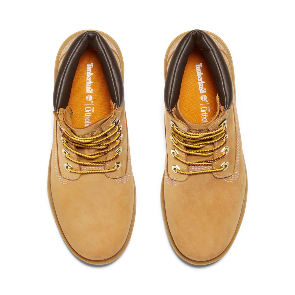 Timberland Linden Wood Waterproof Size Size 6-inch Lace-Up Boots, Women's, Wheat, 7.0 (TB1A161G2311), 24.0cm