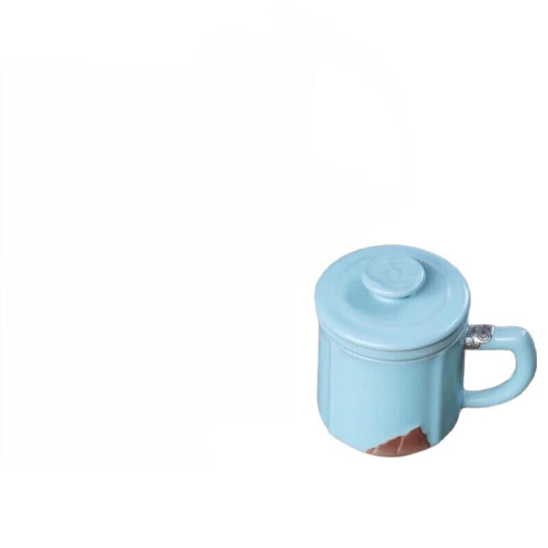 

LuBao Ru Kiln Sky Blue Crackle Glaze Office Tea Cup