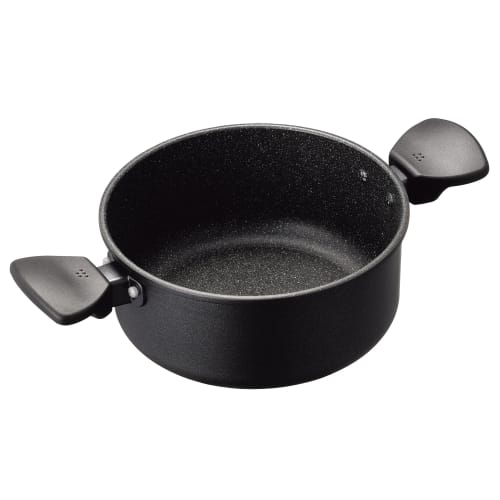 Kai Corporation KAI Lightweight 20cm Two-Handled Pot, Gas/Induction Compatible, with Lid, PFOA and PFOS Free, KHS DW5644