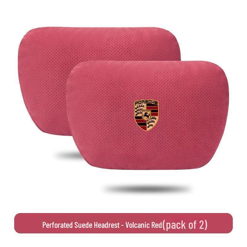 Almohada de apoyo para el cuello y la zona lumbar del reposacabezas del Porsche Macan/Cayenne: Compatible con 718, Panamera, 911