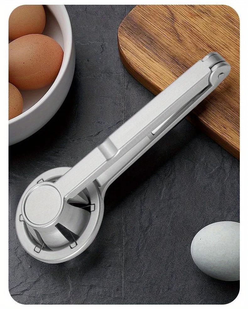Stainless Steel Egg Slicer Manual Kitchen Tool Egg Slicer For Hard Boiled Eggs for Salad Meal Prep