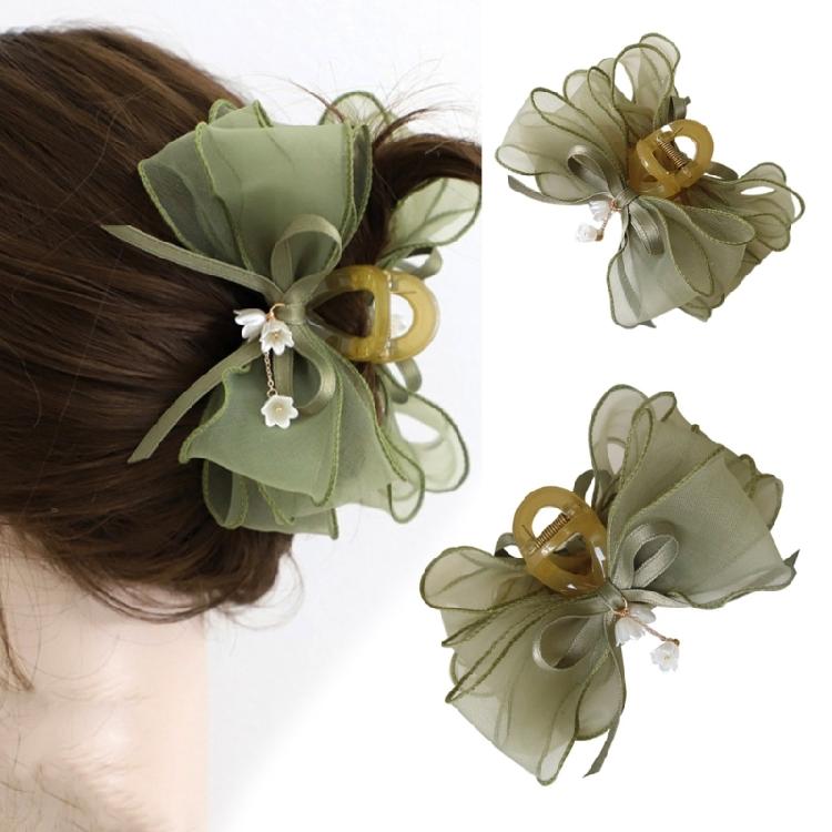 Hair Claw Clip Princess Elegant Catch Barrettes Hair Claw Clip Ornamentation