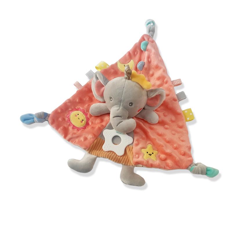 Baby Soothing Towel & Sleep Companion Doll with Rattle for Infants & Toddlers (0-1 Year)