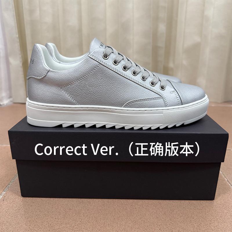 Spot Shoes Sports and Leisure Shoes Skateboard Shoes Men's Denim Ripped Platform Bread Shoes Women