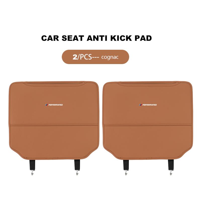 1/2 st bilsätesskydd skyddsskydd anti-sparkdyna förvaringsficka tillbehör för BMW E70 E91 E30 G30 M3 M5 X6 X4 X7 E93 X1 X3 X5