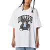 Converse Set In Sleeve T Shirt Women's White 10023881-A01