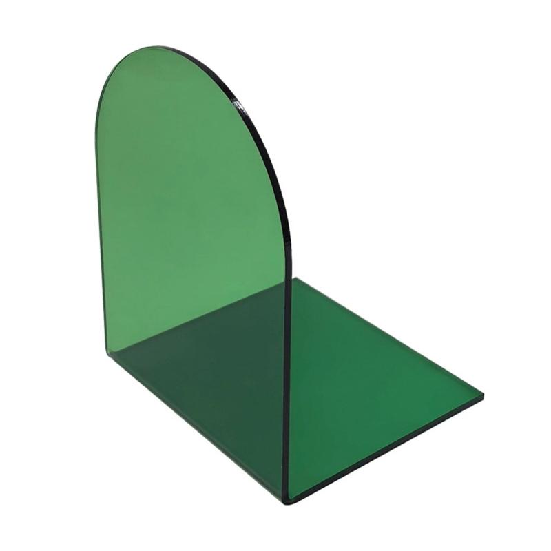 Acrylic Books Stand, Elegant Design Bookends Bookshelfs Books Holders Table Picture Album Holders for Displaying Books