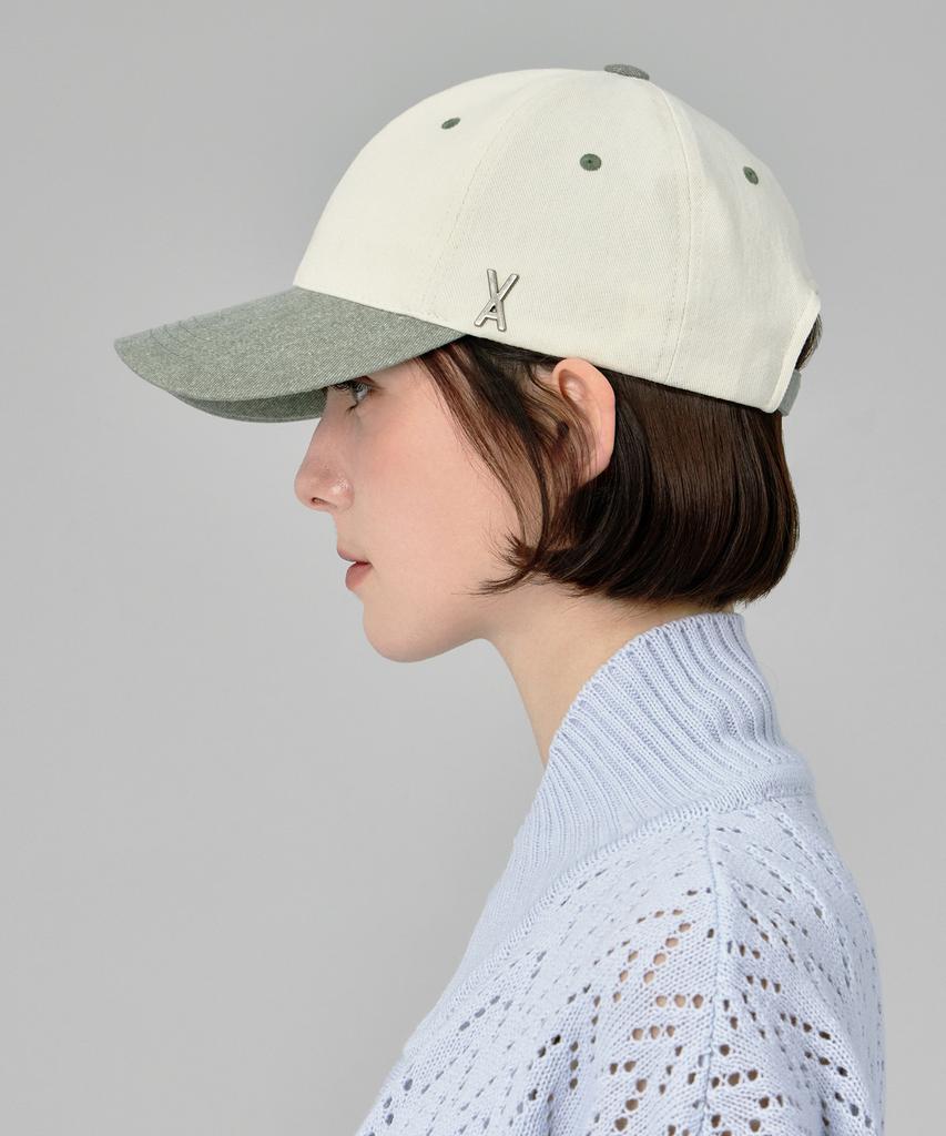 Bajal Va Studded Two-Tone Ball Cap Green